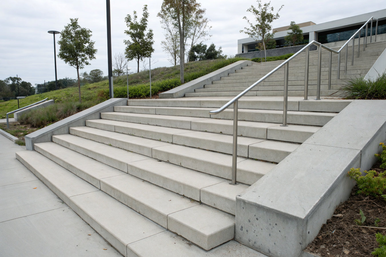 Concrete steps construction in Cupertino, CA